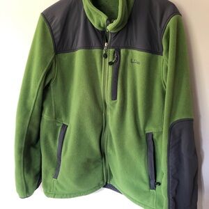 L.L.Bean Green Fleece Jacket